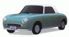 [thumbnail of Nissan 1989 Figaro Coupe f3q.jpg]